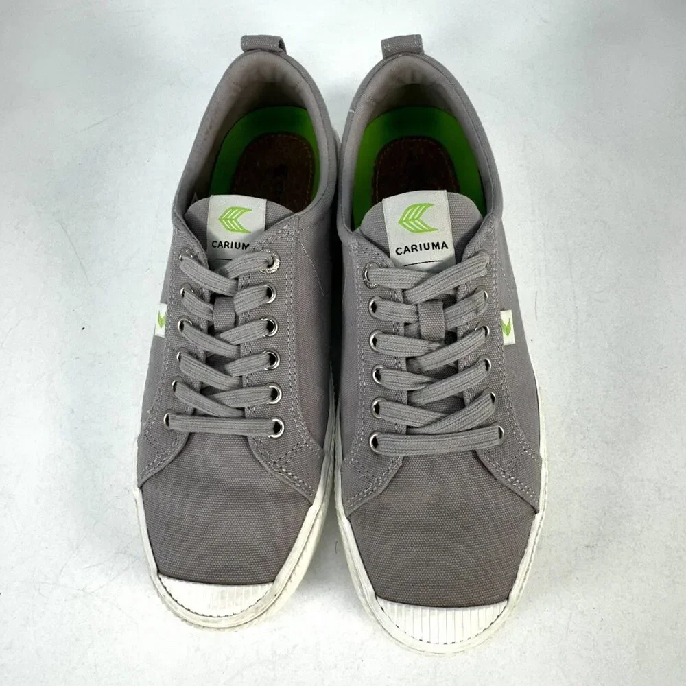 Cariuma Oca Canvas Low Top Taupe Sneakers UNISEX Men's 10/ Women's Size 11.5